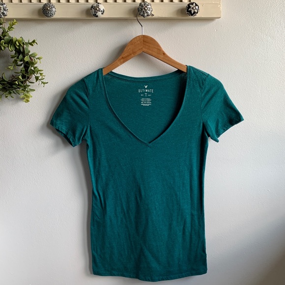 American Eagle Outfitters Tops - American Eagle | Ultimate V-Neck Tee